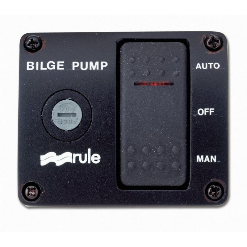 Rule 43 Marine Deluxe Plastic Rocker Panel Switch (12-Volt)