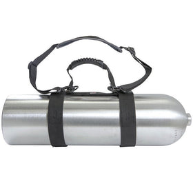 XS Scuba Deluxe Tank Carrier with Shoulder Strap, Black