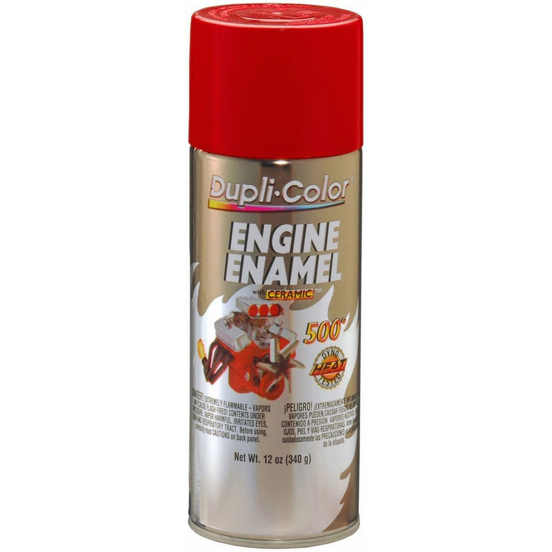 Dupli-Color EDE165307 Ceramic Red Engine Paint - 12 oz.