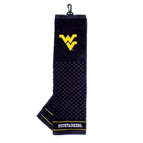 NCAA West Virginia Embroidered Team Golf Towel