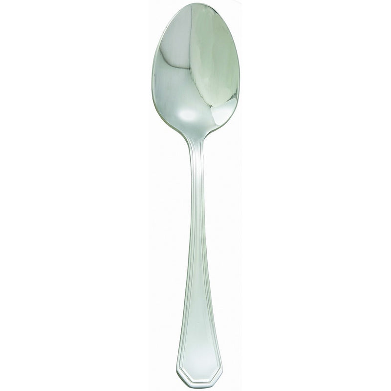 Winco 0035-10 12-Piece Victoria European Table Spoon Set, 18-8 Stainless Steel