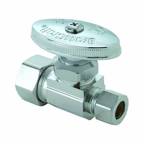 Brasscraft OCR14X C1 Straight Stop, 1/2-Inch x 3/8-Inch, Chrome