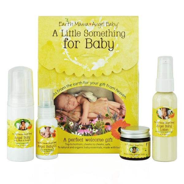 Earth Mama A Little Something For Baby Gift Set, 4 Piece