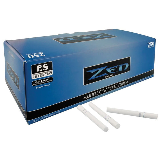 Zen Light King Size Cigarette Tubes (250 Ct) 1 Box