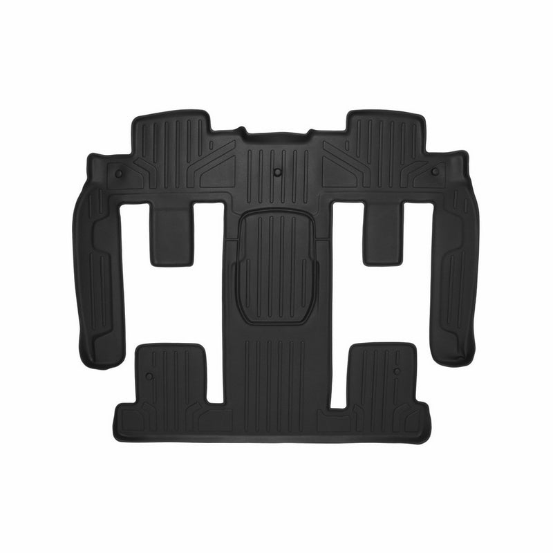 SMARTLINER Floor Mats 2nd and 3rd Row Liner Black for Traverse/Enclave/Acadia/Outlook (With 2nd Row Bucket Seats)