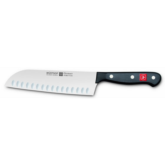 Wusthof Gourmet 7-inch Hollow Edge Santoku Knife