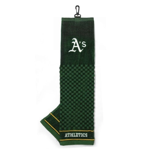 MLB Oakland Athletics Embroidered Towel, Yellow