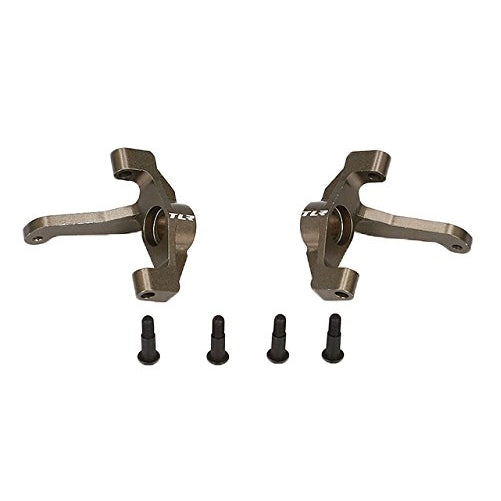 Team Losi Front Spindle Set Aluminum: 22-4
