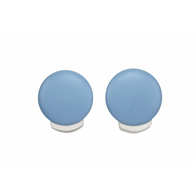 NoJo Circle Wall Decor Clip, Blue, 2 Count
