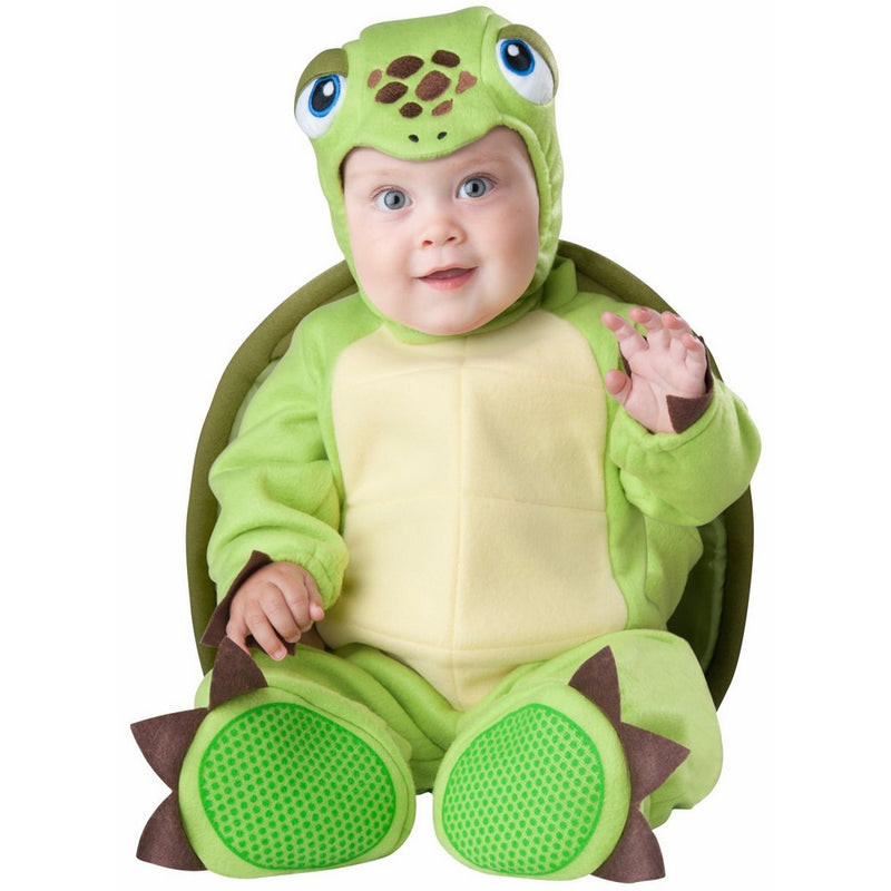 InCharacter Baby's Tiny Turtle Costume, Green, Medium