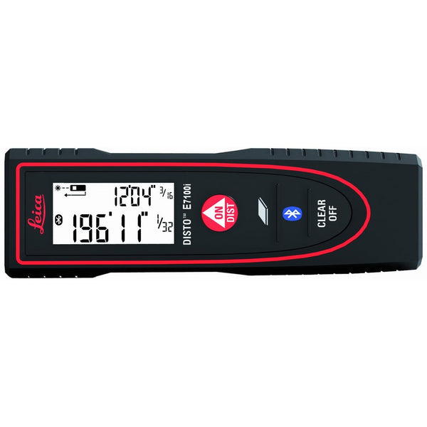 Leica DISTO E7100i 200ft Laser Distance Measure with Bluetooth, Black/Red