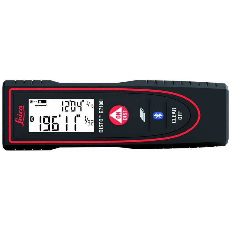 Leica DISTO E7100i 200ft Laser Distance Measure with Bluetooth, Black/Red
