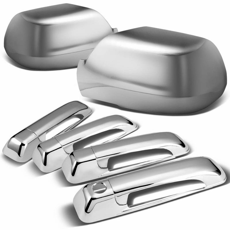 For Jeep Grand Cherokee 4DR Door HandleFull Mirror Cover (Chrome)