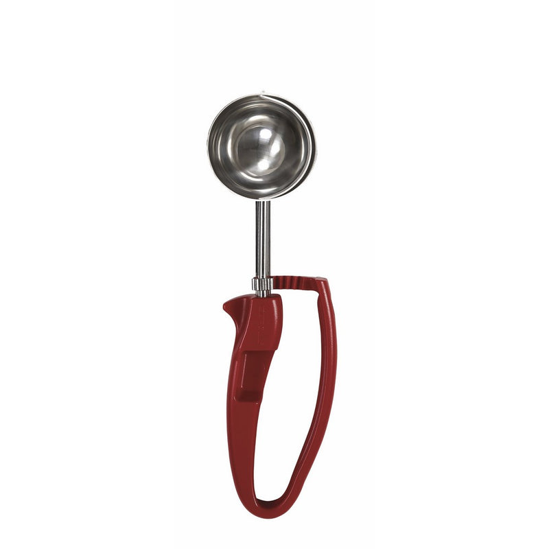 Zeroll Universal EZ Disher Food Portion Control Scoop Dishwasher Safe, Size 24, Red