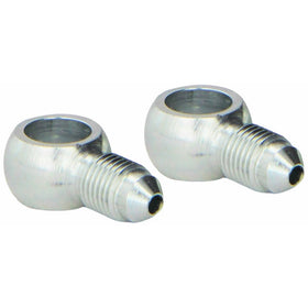Aeroquip FCM2949 Steel 37-Degree Male to Metric Banjo Brake Adapters - Pack of 2