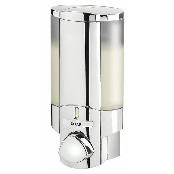 Better Living Products 76140 AVIVA Single Bottle Soap and Shower Dispenser, Chrome