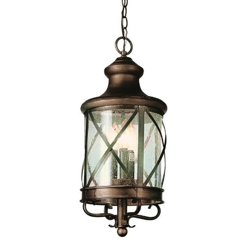 Trans Globe Lighting 5126 ROB 4-Light Hanging Lantern, Rubbed Oil Bronze