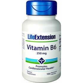 Life Extension Vitamin B6 250 mg, 100 Vegetarian Capsules