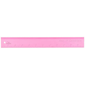 CM Designs CMD12PINK Ruler Add-A-Quarter Pink Pack, 12"