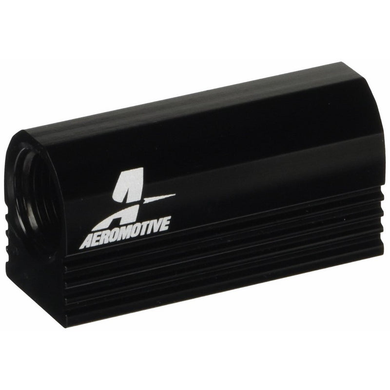 Aeromotive 15112 1996-2004 Ford 4.6 L Fuel Rail Pressure Sensor Adapter Log (-08 AN inlet/outlet)