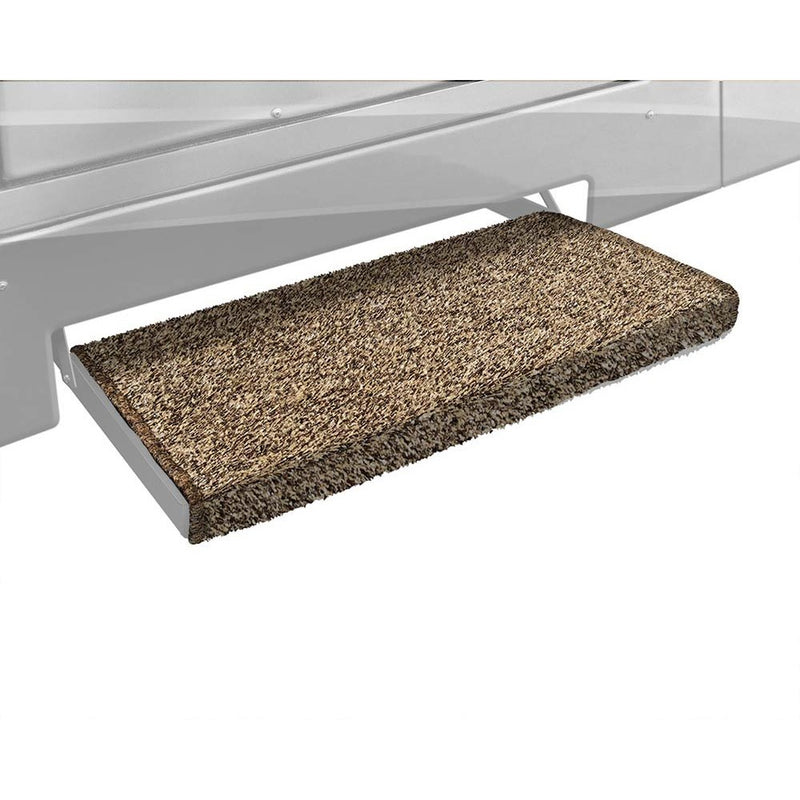 Prest-O-Fit 2-0051 Jumbo Wraparound Plus RV Step Rug Brown 23 In. Wide