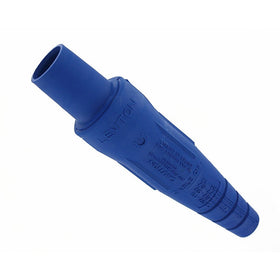 Leviton 16D33-B 16 Series Taper Nose, Female Plug, Contact and Insulator, Cam-Type, Detachable, Double Set Screw Termination, Blue (Old Model)
