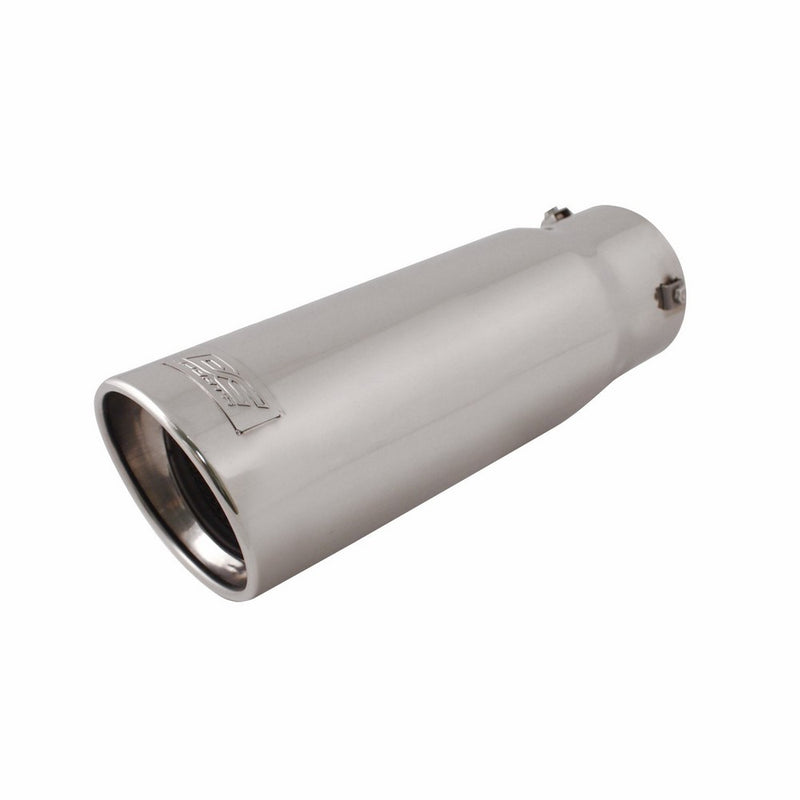 DC Sport EX-1015 Stainless Steel Resonated Slant Cut Bolt-on Exhaust Tip