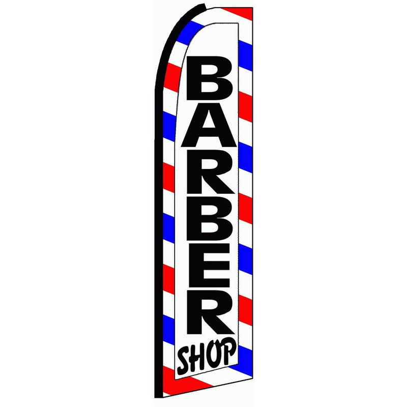 Barber Shop Swooper Flag