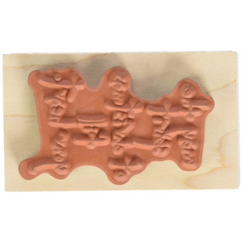 Penny Black Rubber Stamp 1.5"X2.25"-X-Mas Spirit