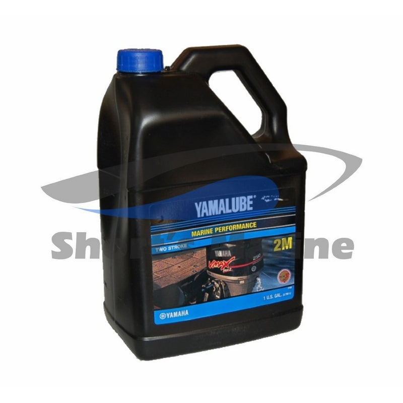 Yamaha LUB-2STRK-M1-04 Yamalube 2M Marine 2-Stroke Oil NMMA TC-W3 Gallon; LUB2STRKM104 Made by Yamaha