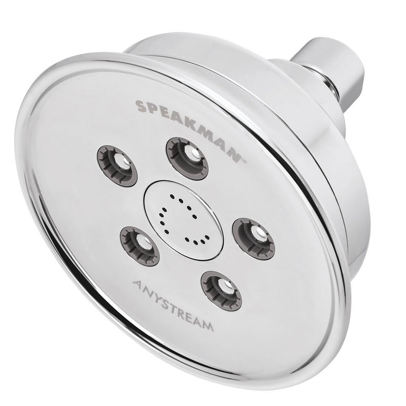 Speakman S-3013 Assana Anystream High Pressure Adjustable Shower Head, Polished Chrome