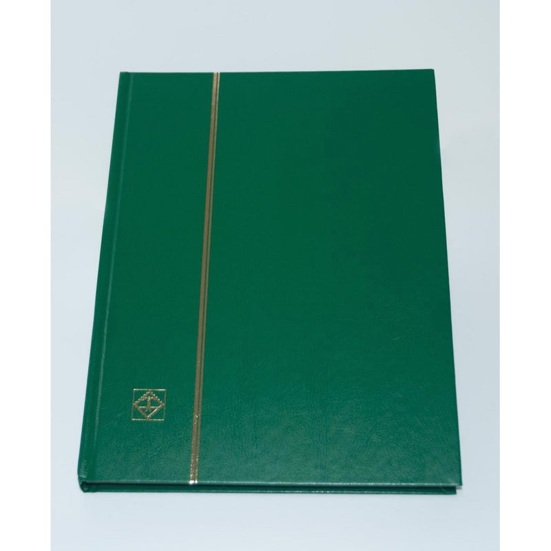 Lighthouse Hardcover Stamp Album Stockbook With 32 Black Pages, Green, LS4/16