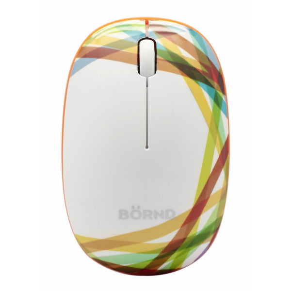 Bornd 2.4GHz Optical Wireless Mouse, Wide-Rainbow (E220 WIDE-RAINBOW)