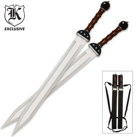 Fantasy Master Gladiator Warrior Twin Sword Set and Sheath
