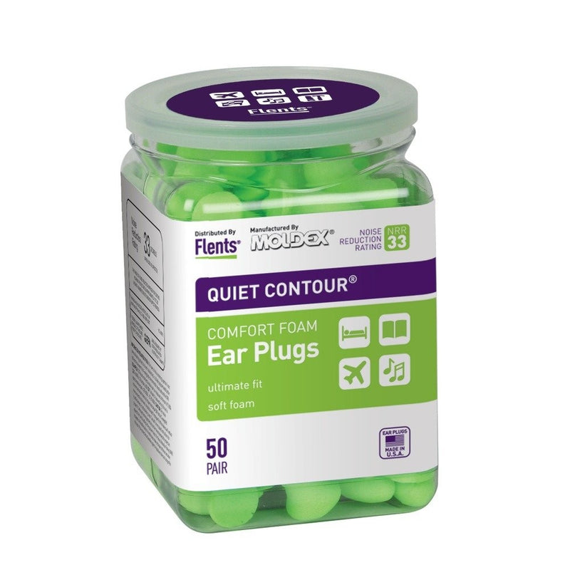 Flents Quiet Contour Ear Plugs (50 Pair) NRR 33