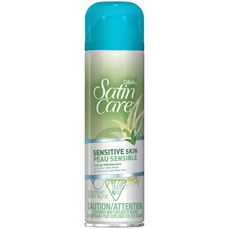 Gillette Satin Care Sensitive Skin Shave Gel - 7 oz - 3 pk