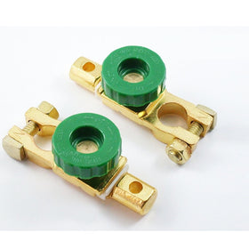ATB 2 Auto Battery Link Terminal Quick Cutoff Disconnect Master Kill Switch Brass