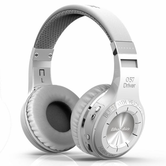 Bluedio HT Turbine Wireless Bluetooth 4.1 Stereo Headphones with Mic (White)