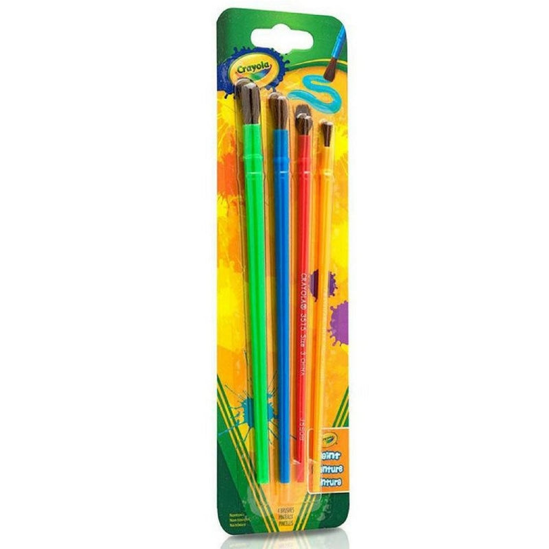 Crayola Brand #05-3515 4CT Paint Brush Set (Pack of 6)