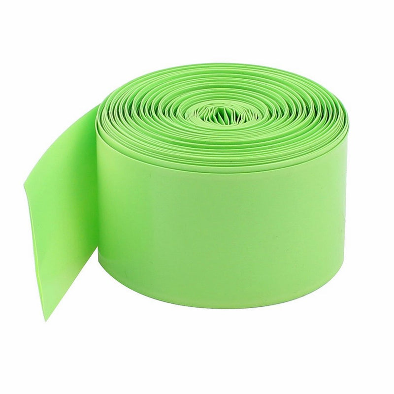 Uxcell a15012900ux0468 PVC Heat Shrink Tubing Wrap for 18650 Battery, 10 m, 29.5 mm, Light Green