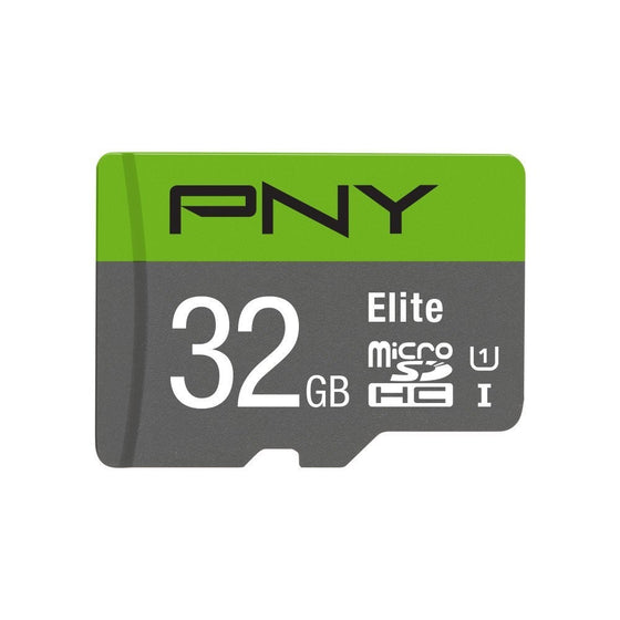 PNY Elite 32GB microSDHC Card, UHS-I, U1, up to 85MB/Sec (P-SDU32U185EL-GE)