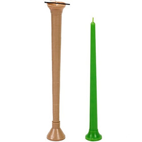 Candle Shop - Classic thin taper mold 3- height: 12 in, width: 0.47 in - 30 ft. of wick included as a gift - Plastic candle molds for making candles …