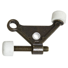 National Hardware N159-046 V234 Hinge Pin Door Stop in Antique Brass
