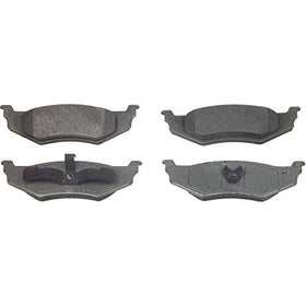 Wagner ThermoQuiet MX782 Semi-Metallic Disc Pad Set, Rear