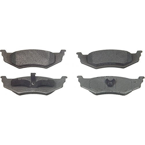 Wagner ThermoQuiet MX782 Semi-Metallic Disc Pad Set, Rear