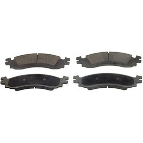 Wagner ThermoQuiet QC1158 Ceramic Disc Pad Set With Installation Hardware, Front