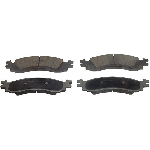 Wagner ThermoQuiet QC1158 Ceramic Disc Pad Set With Installation Hardware, Front