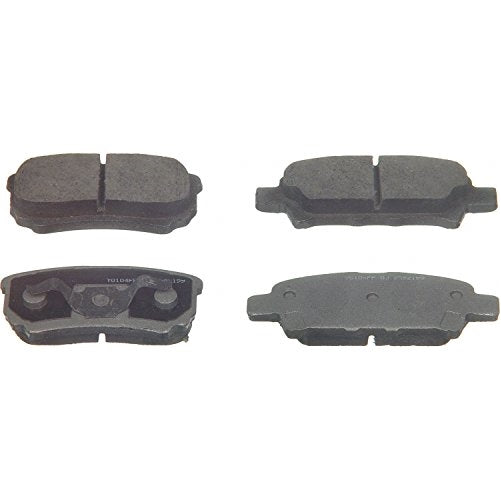 Wagner ThermoQuiet PD1037 Ceramic Disc Pad Set, Rear