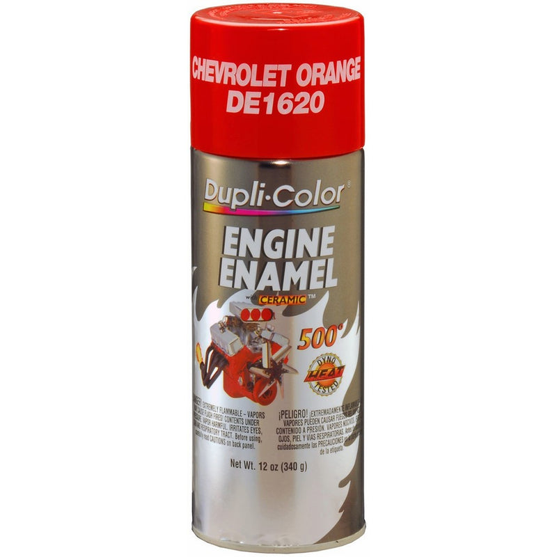 Dupli-Color EDE162007 Ceramic Chevrolet Orange Engine Paint - 12 oz.