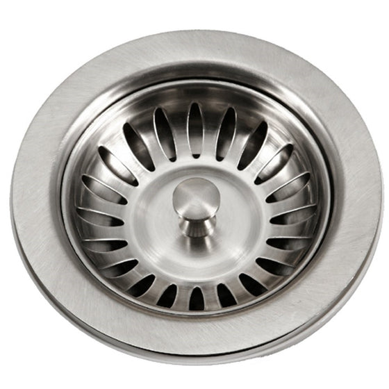 Houzer 190-9180 Sink Basket Strainer for 3.5-Inch Drain Openings